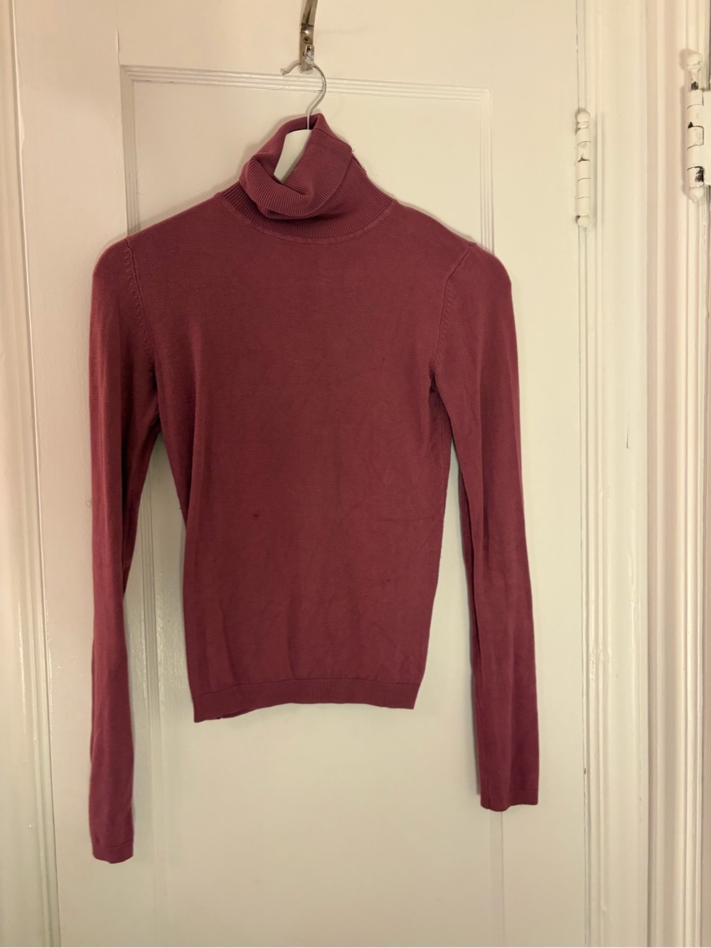 Pull&Bear Dusty Rose Turtleneck Sweater